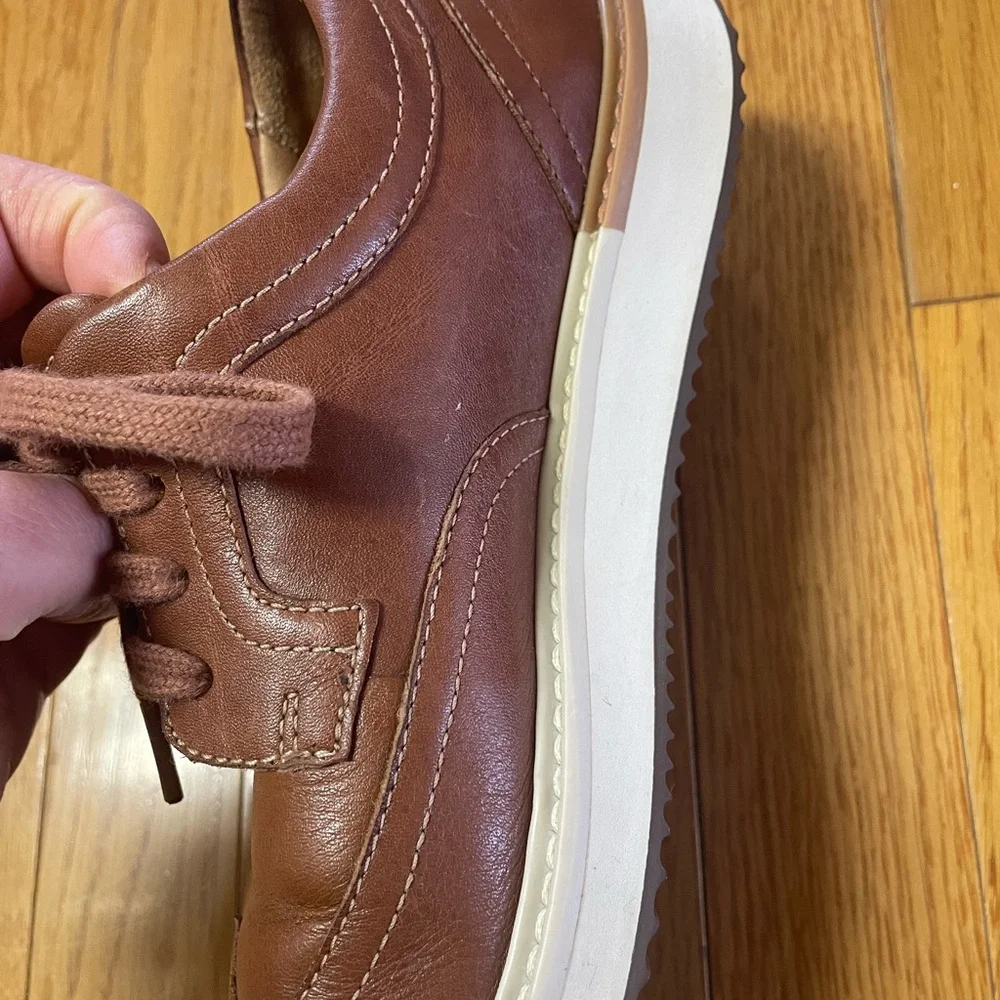 Hush‎ puppies, Men's Brown Leather oxfords size 7